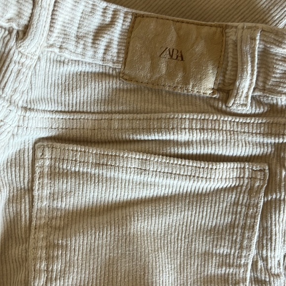 Zara Girls Flare Leg‎ Corduroy Pants Cream Color Size 13-14 CM 164 - Picture 12 of 16